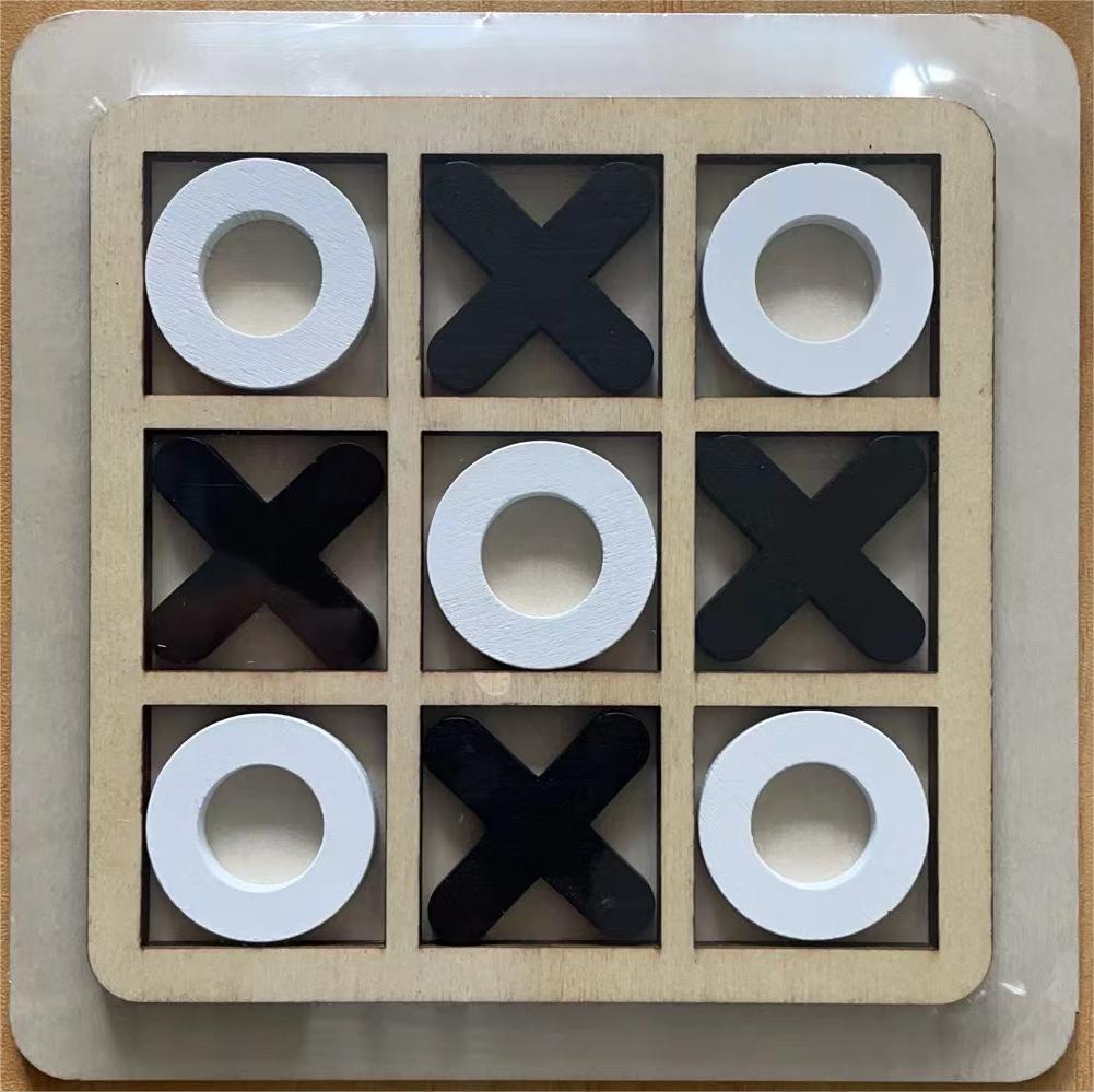 Wooden Board Game Set for Kids