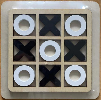 Wooden Board Game Set for Kids