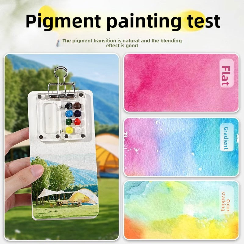 Portable Watercolor Paint Box for Kids