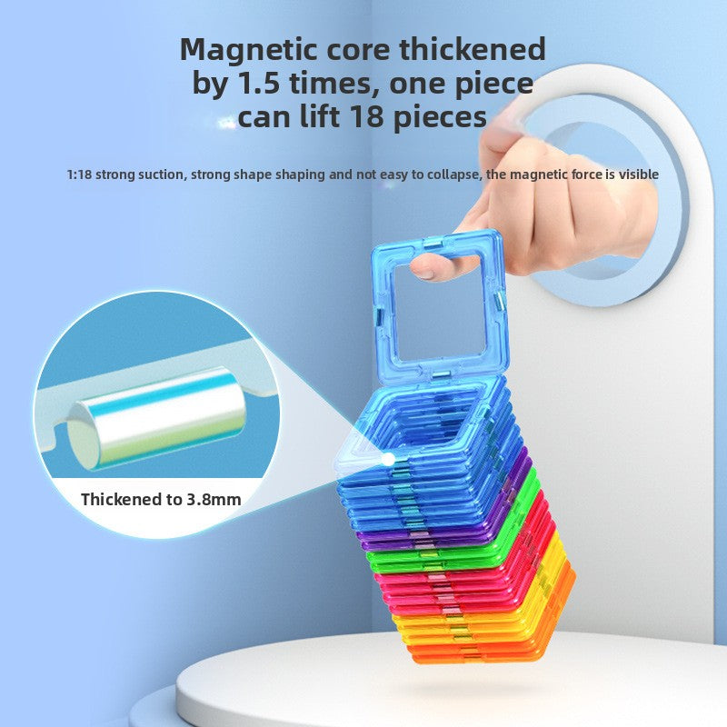 32-Piece Magnetic Building Blocks for Kids