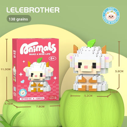 Animal Building Blocks for Creative STEM Play