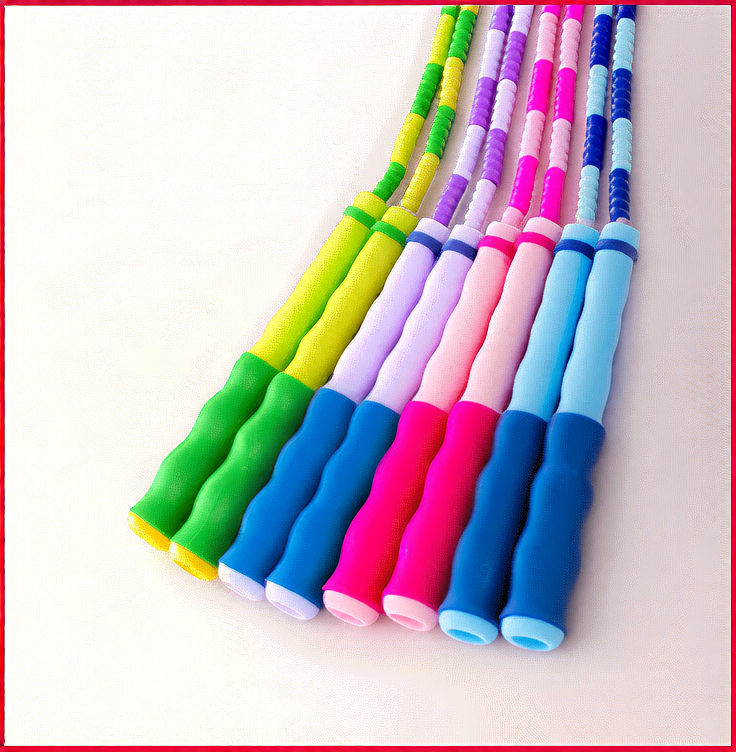 Adjustable Beaded Jump Rope for Kids