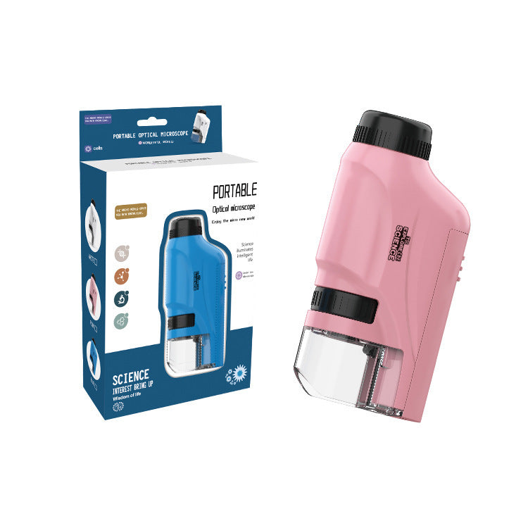 LED Pocket Microscope – Colors & Specimen Option