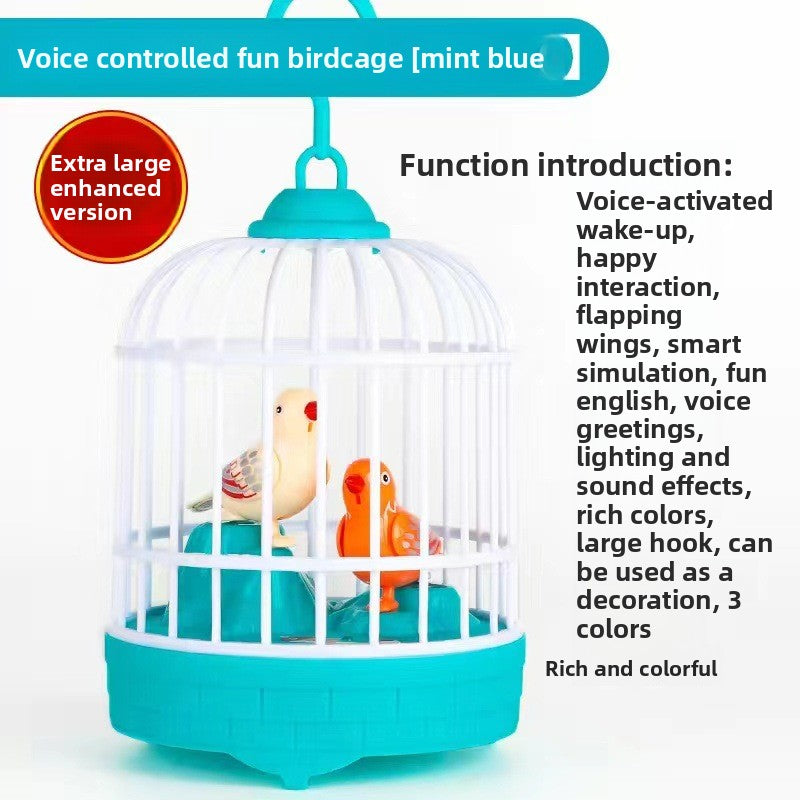 Kids Singing Bird Cage Learning Toy