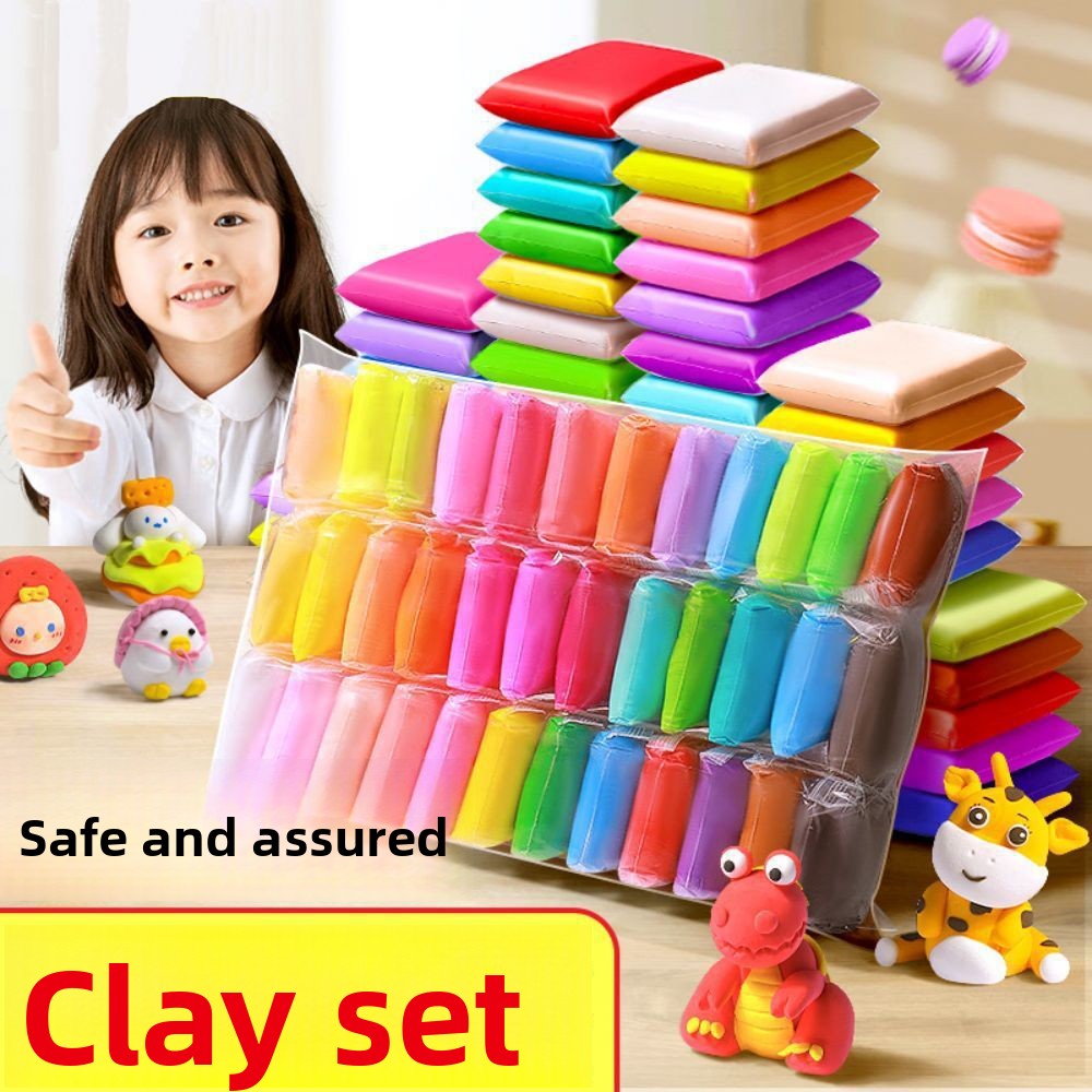 Ultra Light Modeling Clay Set for Kids – 12, 24 or 36 Colors