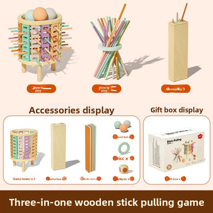 Wooden Montessori Math Stick Game for Kids