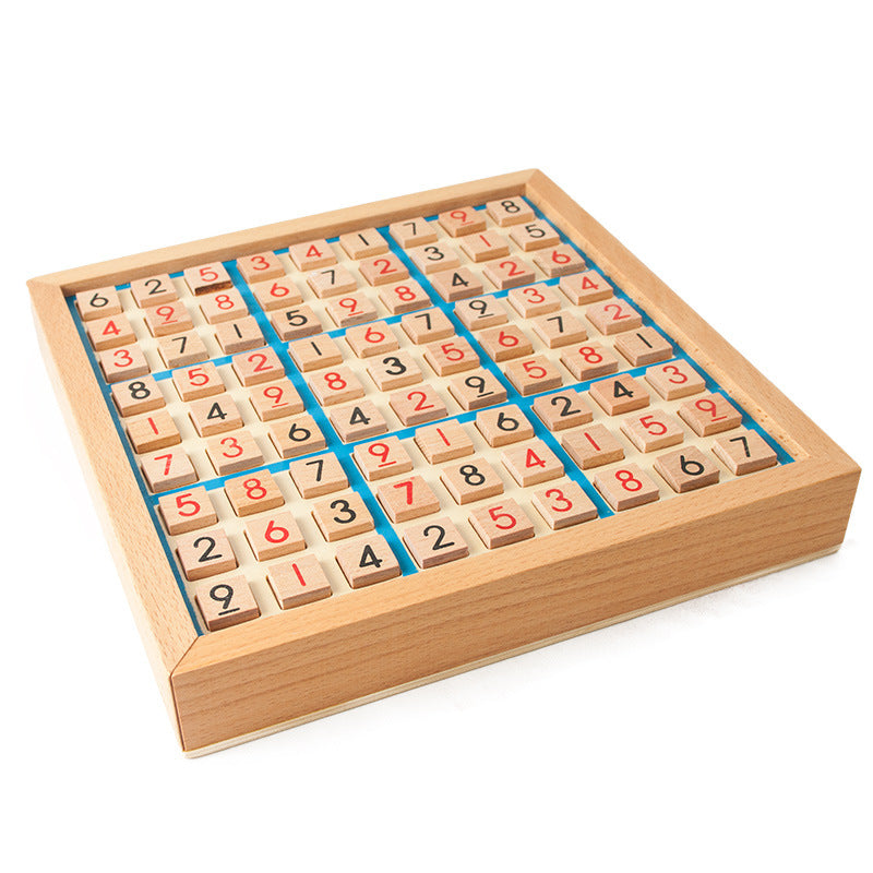 Wooden Sudoku Board Game for Kids