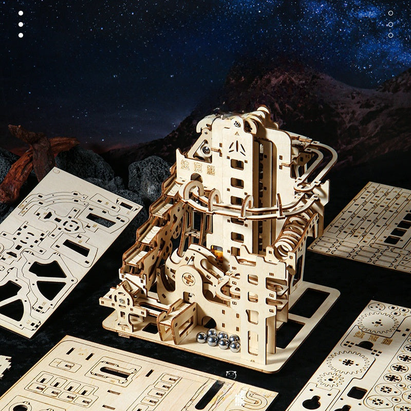 3D Wooden Building Project Kit