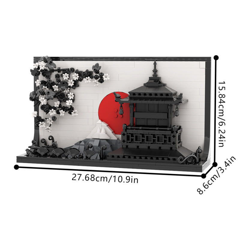 Japanese Art-Inspired Building Block Set