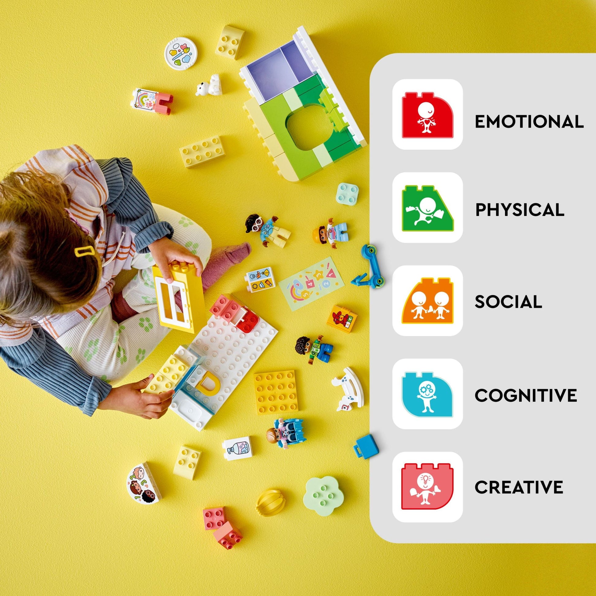 DUPLO Town Life at the Day-Care Center 10992, Early Childhood STEM Building Toy Set for Toddlers, Boys and Girls That Stimulates Creativity and Hands-On Learning