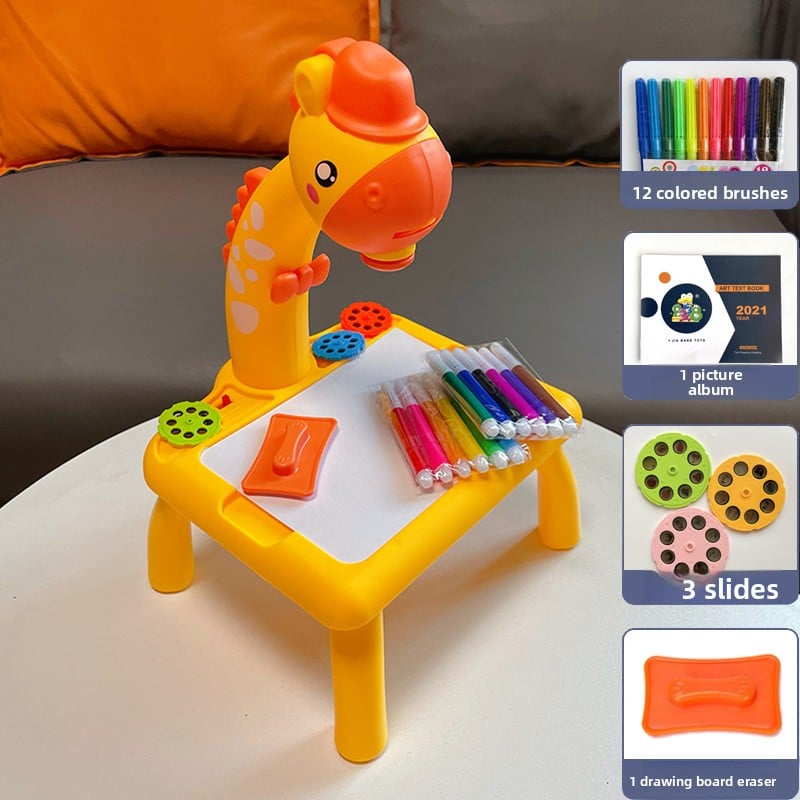 Projection Drawing Board for Creative Learning