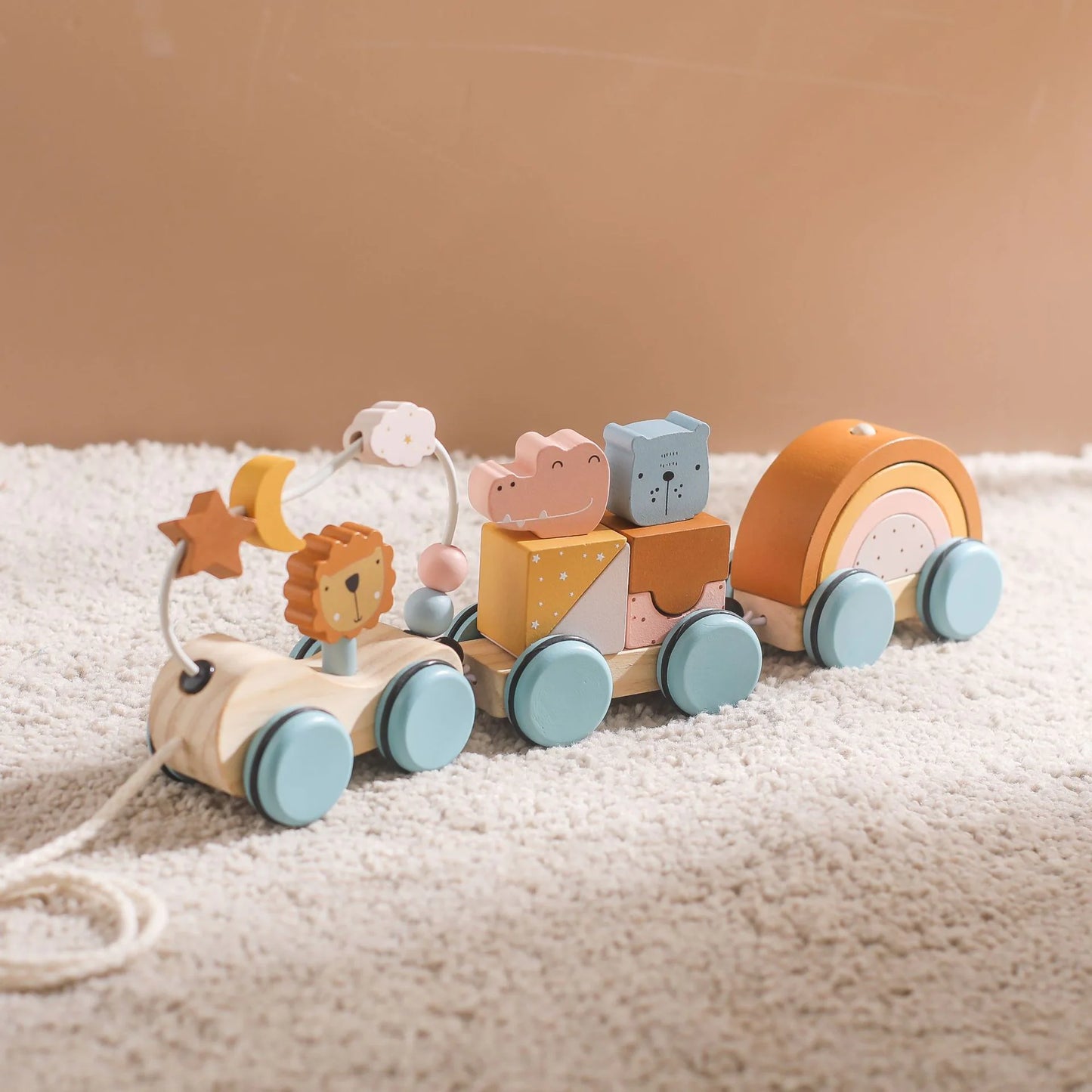 Grow & Grasp: Wooden Montessori Puzzle Toy for Brilliant Minds! 🌳🧠