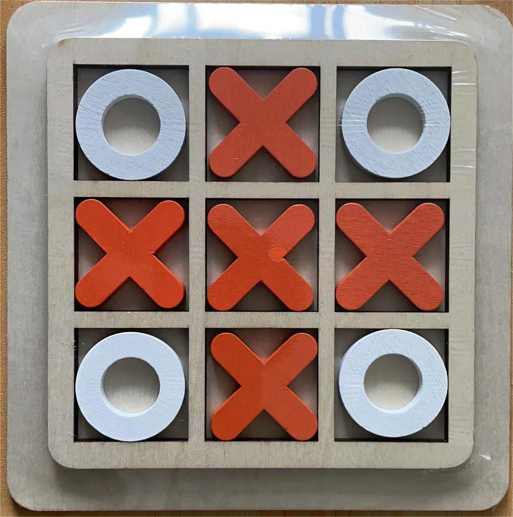 Wooden Board Game Set for Kids