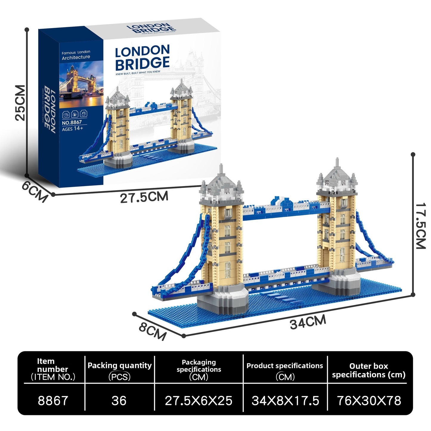 Micro Building Blocks Model Set