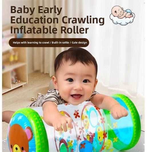 Inflatable Baby Crawling Roller with Bells – Animal Design
