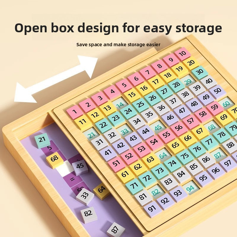 Montessori Hundred Board for Kids