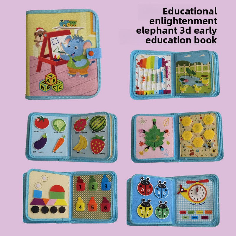 3D Farm Animal Cloth Book for Toddlers