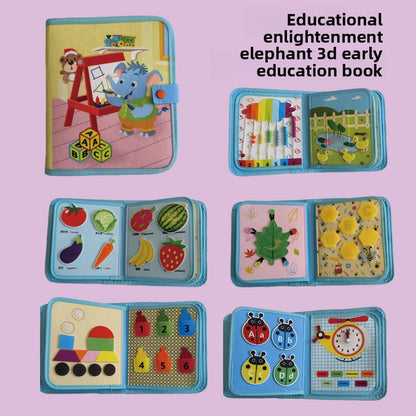 3D Farm Animal Cloth Book for Toddlers