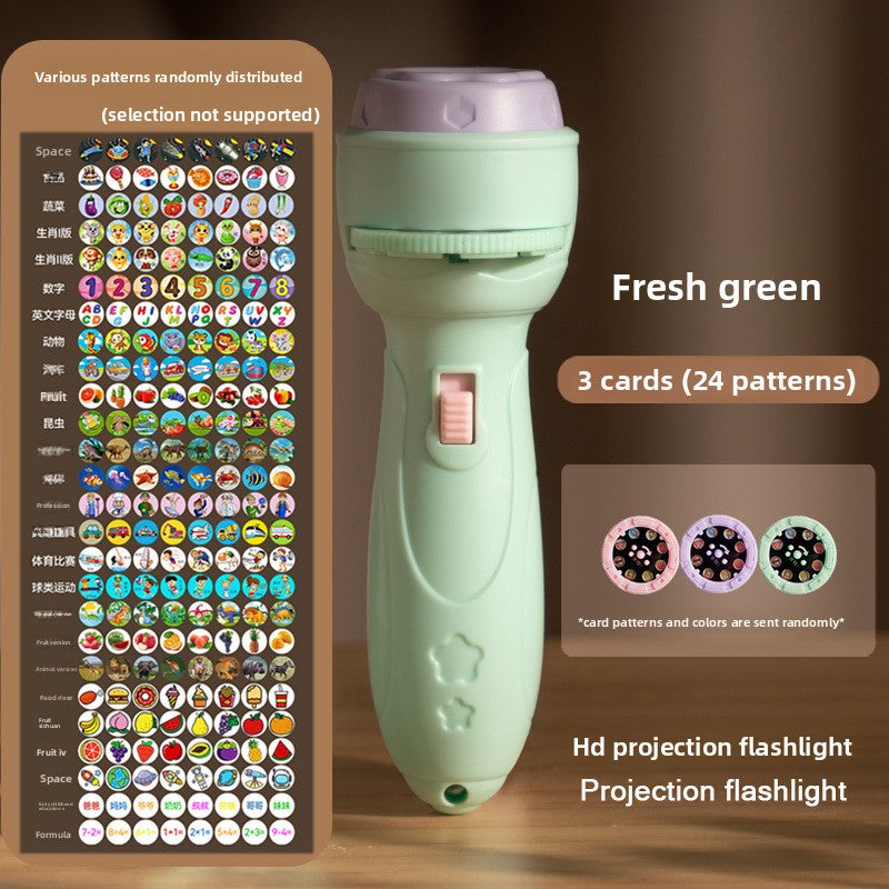 Kids Projection Flashlight Learning Toy