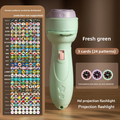 Kids Projection Flashlight Learning Toy