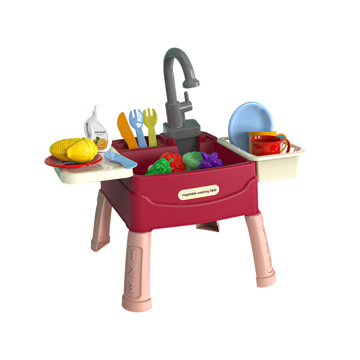 Kids Dishwasher Pretend Play Set