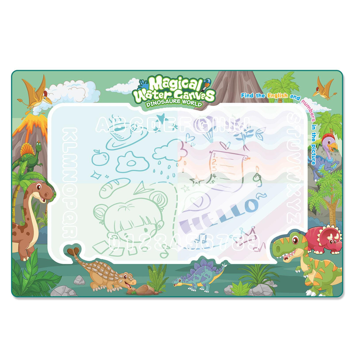 Reusable Water Drawing Mat for Kids