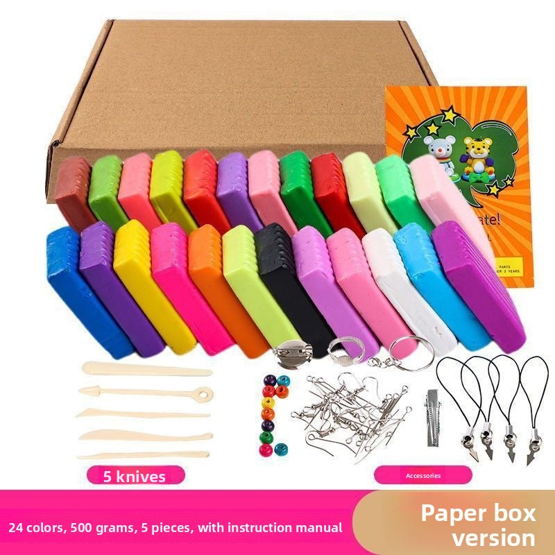 Soft Modeling Clay Set with Color Options