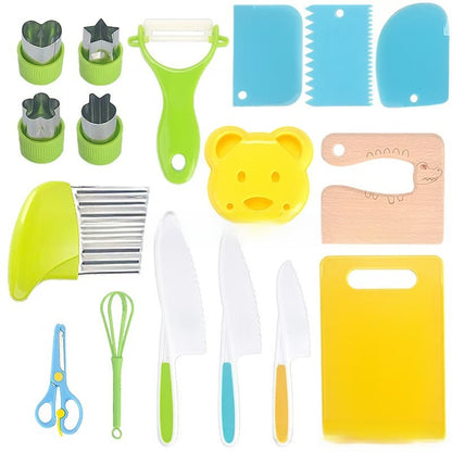 Kids Plastic Kitchen Knife Toy Set