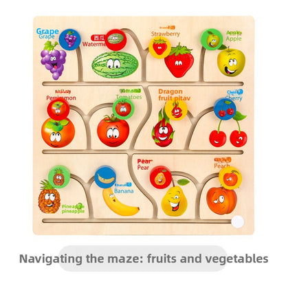 Wooden Maze Toy for Kids