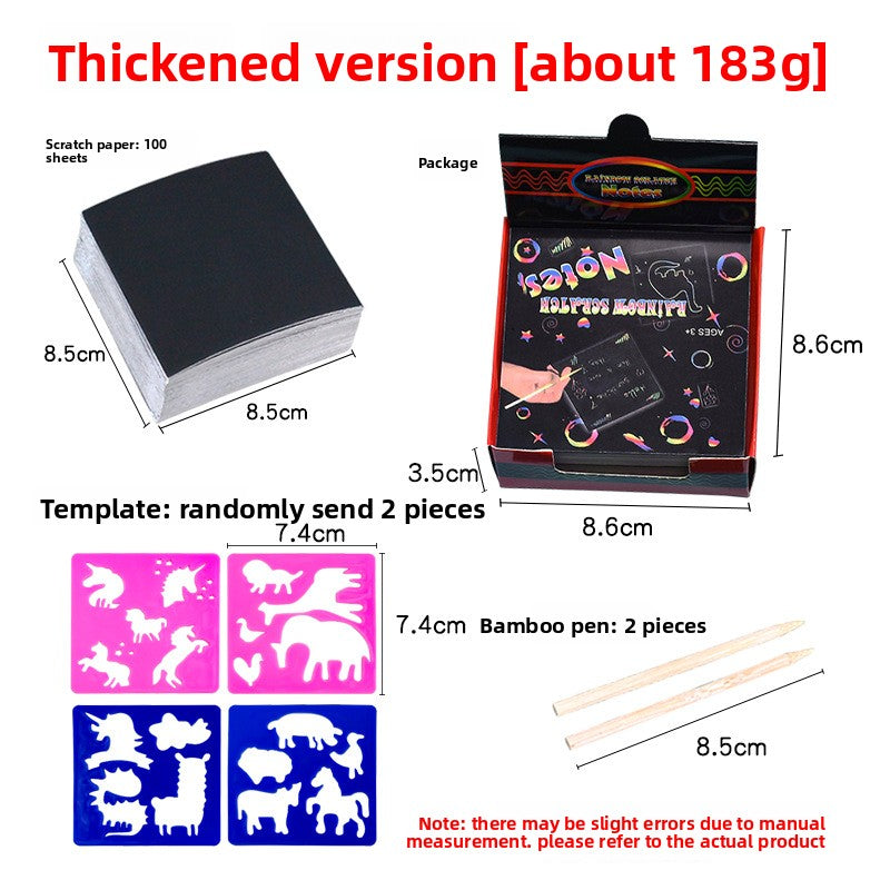 Scratch Art Paper Set for Kids