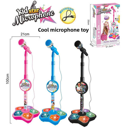 Kids Microphone Toy with LED Lights