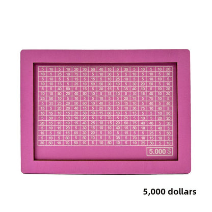 Wooden Goal Box with Counter pink 5000 free pen 17.2�12.5�6.5cm