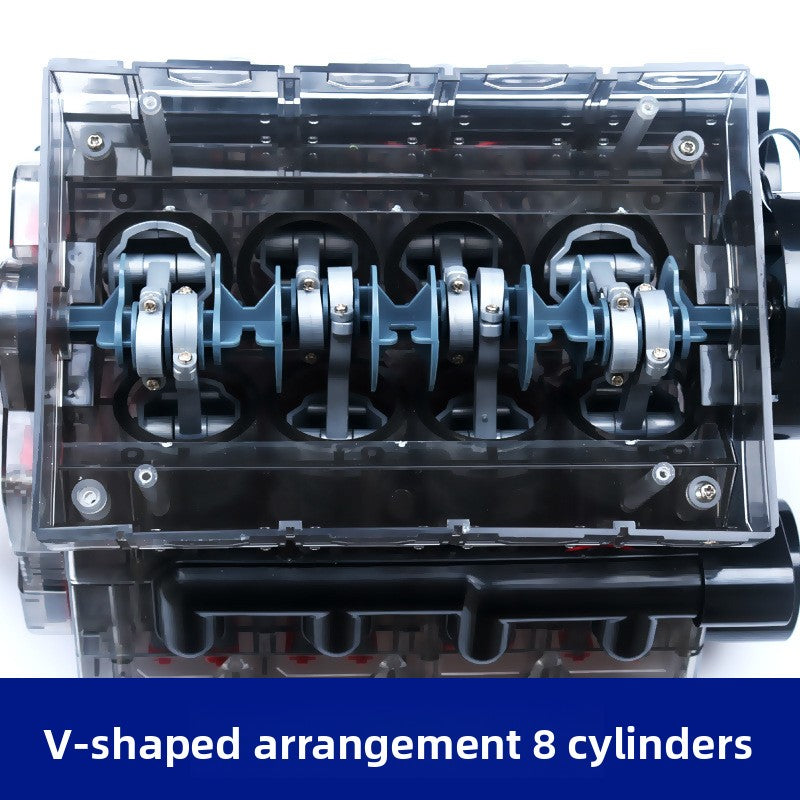 V8 Engine Model Kit – DIY STEM Mechanical Building Toy