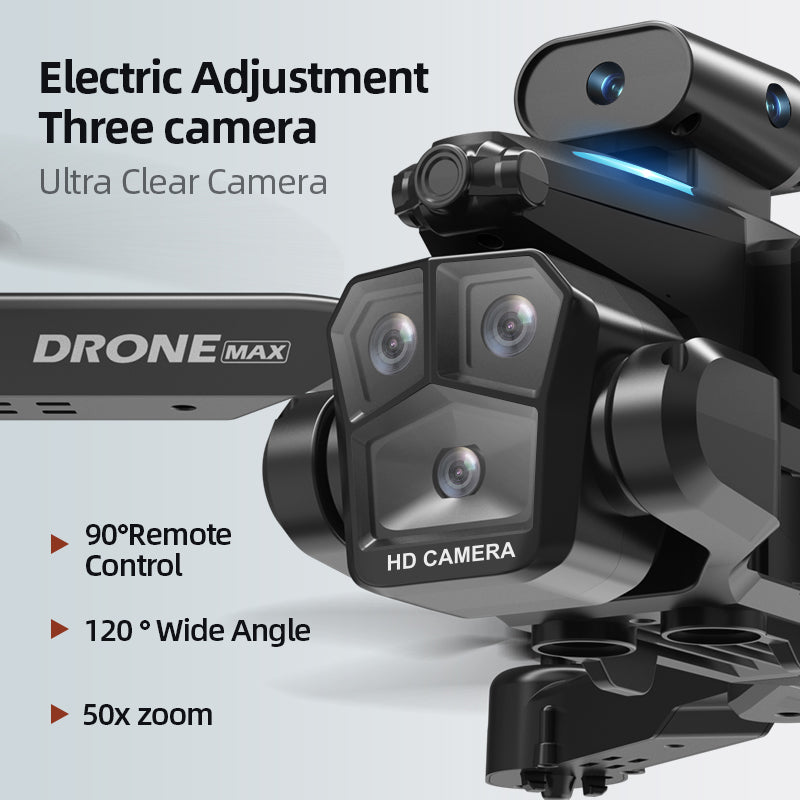 C10 Black Three-Camera Drone for Kids