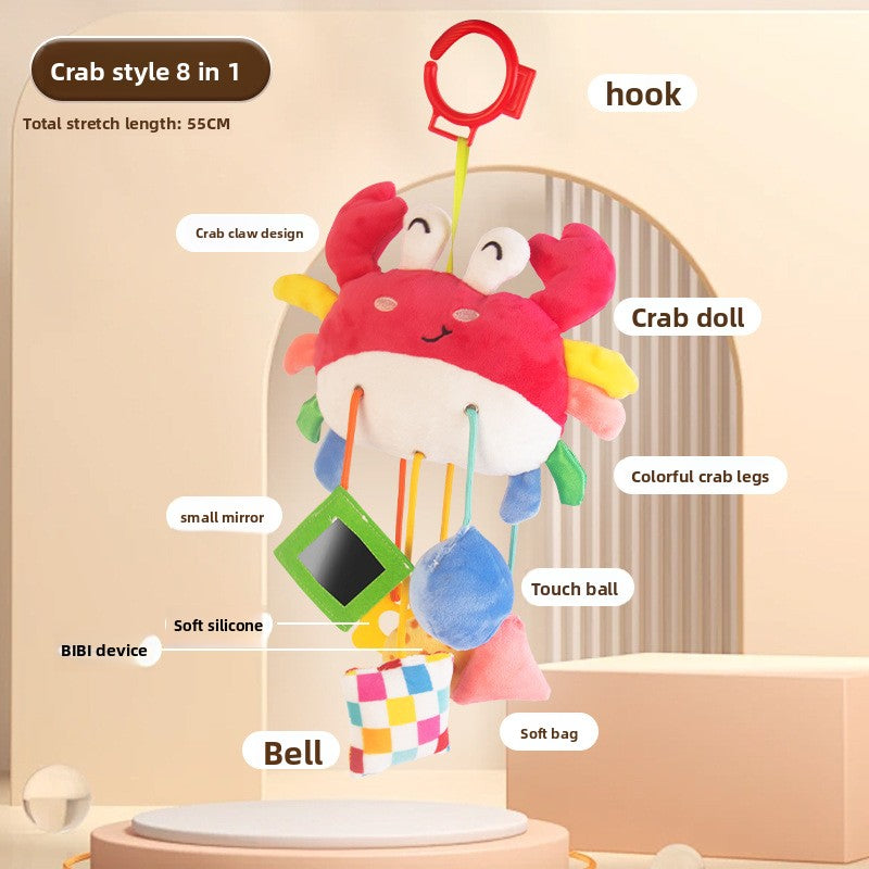 Baby Stroller Hanging Fabric Pull-Tissue Sensory Toy