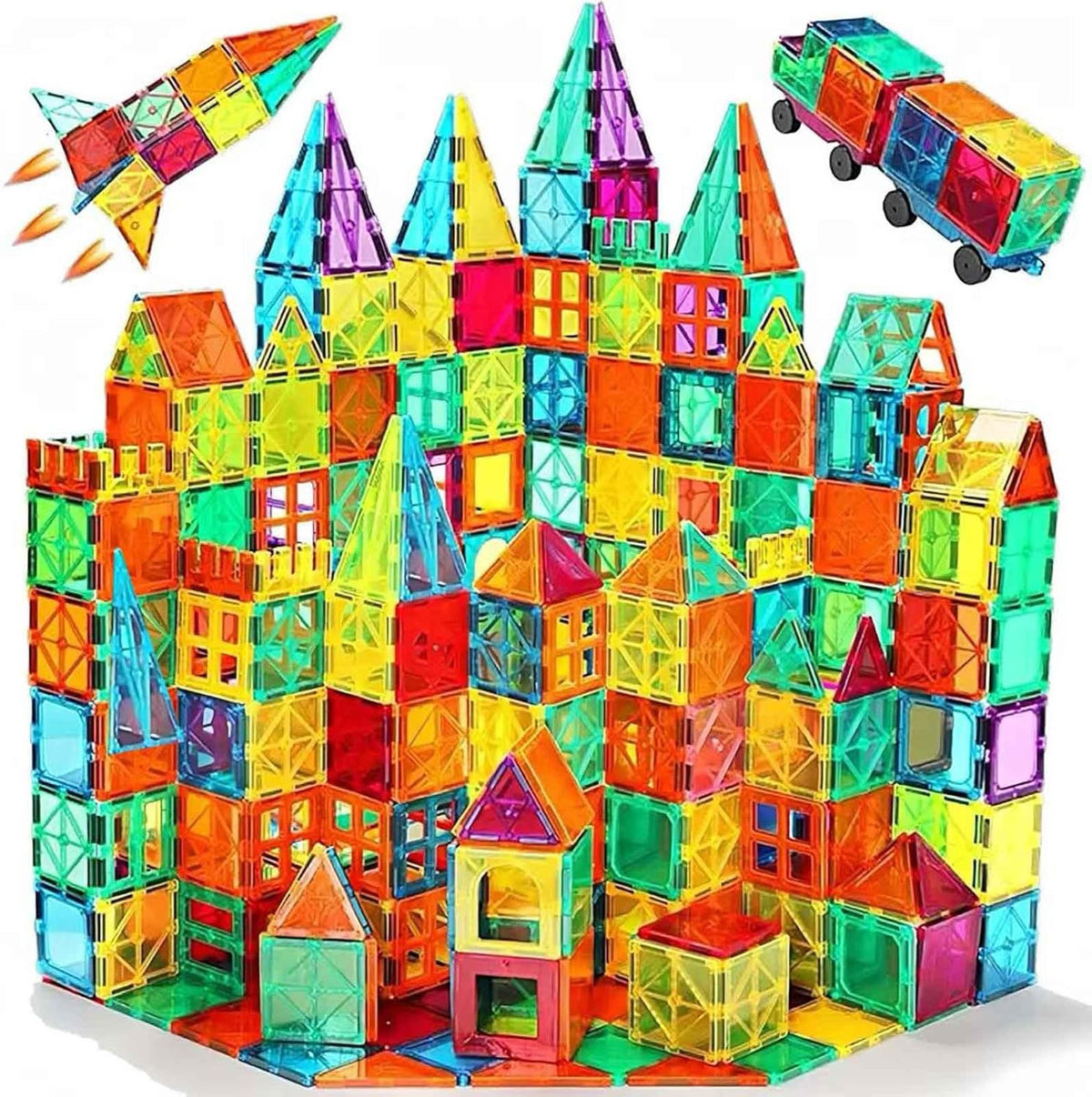 Magnetic Building Tiles Set
