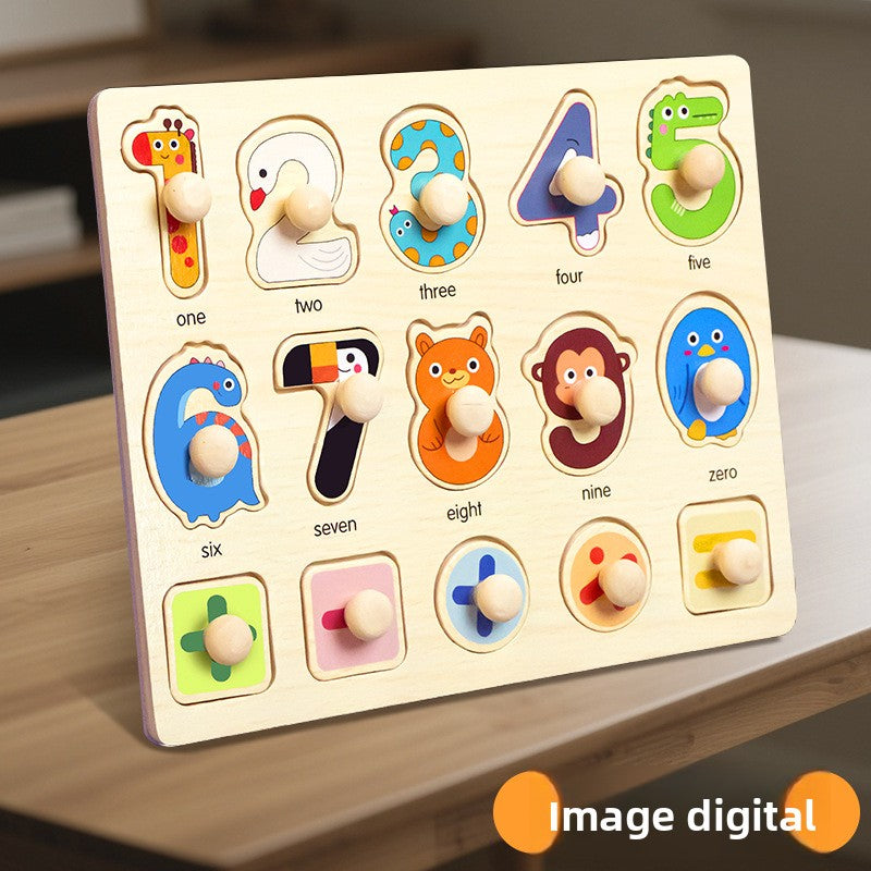 Montessori Wooden Educational Puzzle Board