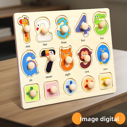 Montessori Wooden Educational Puzzle Board