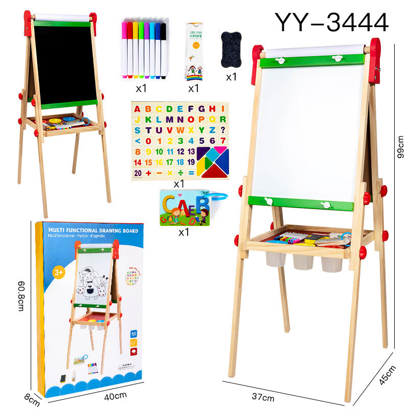 Double-Sided Drawing Board for Kids