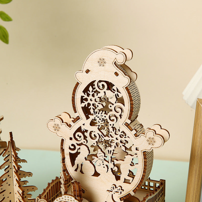 Wooden Christmas Puzzle Kit for Kids