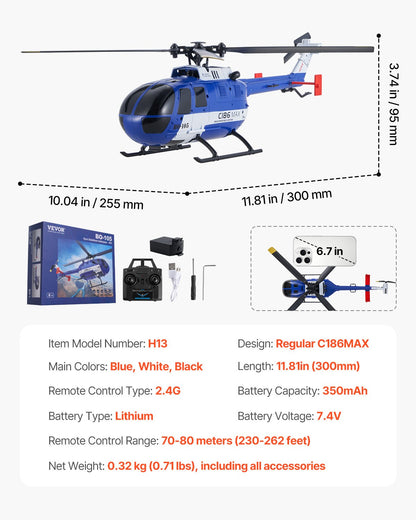 Master the Skies in Minutes: The Ultra-Stable 6-Axis Gyro RC Helicopter