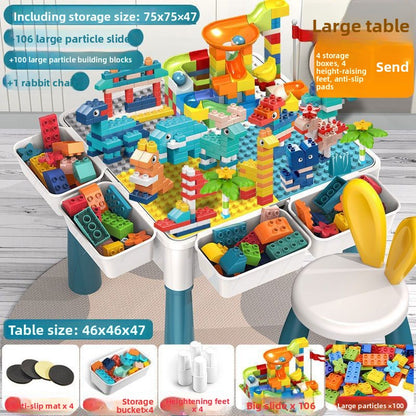 Large Building Block Table for Kids