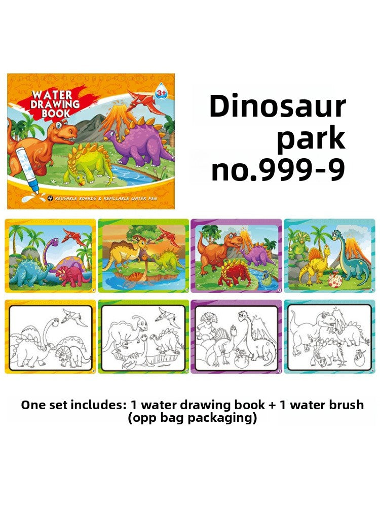 Childrens Reusable Water Coloring Book