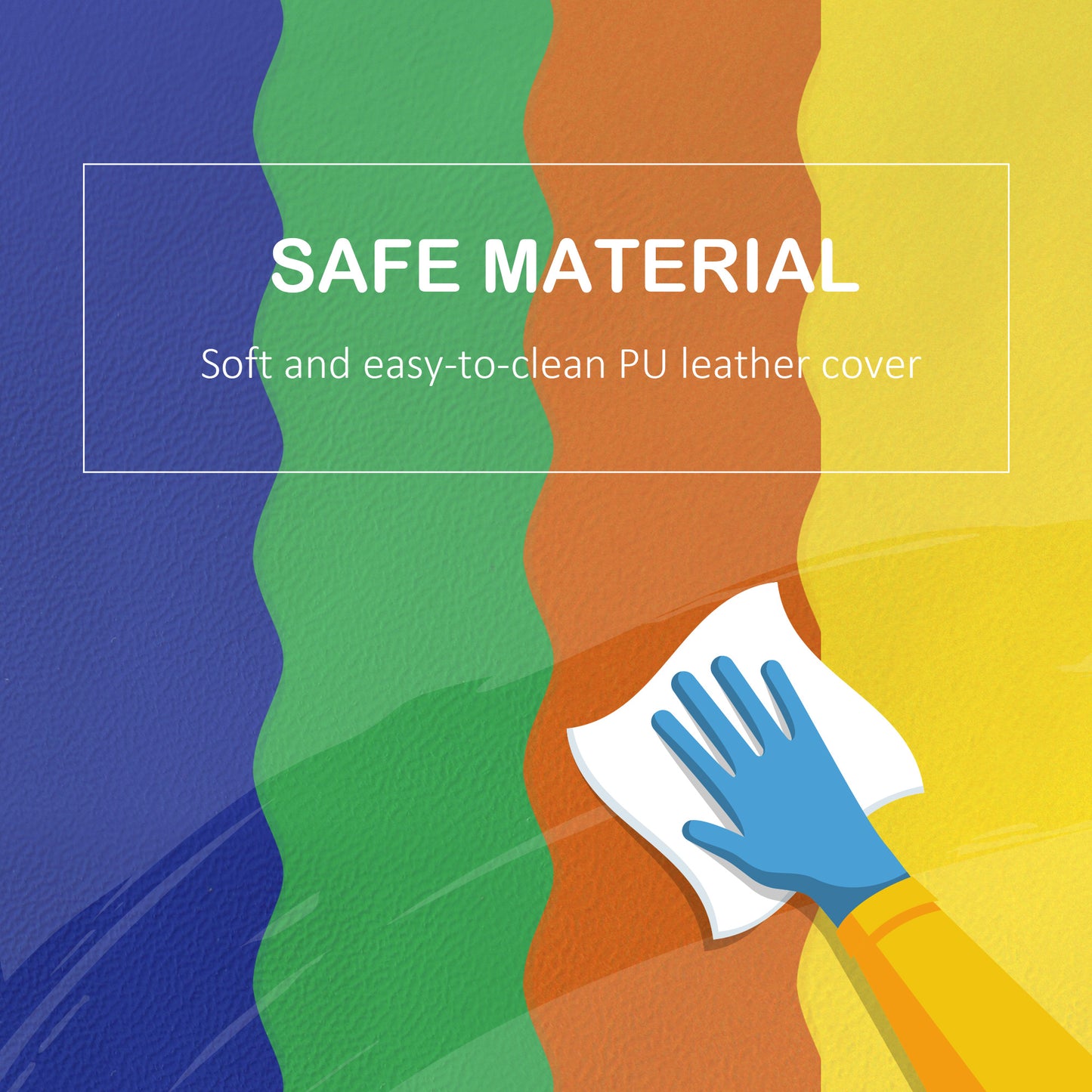 Safe, Soft & Toddler-Tough: 7-Piece Montessori Climbing Set with Premium Wipe-Clean PU Leather