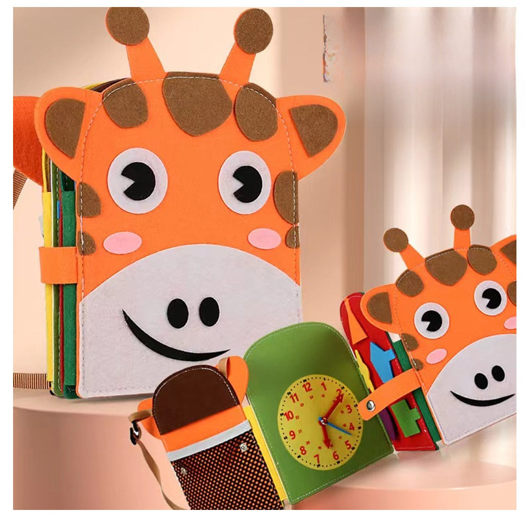 Interactive Felt Cloth Book for Children