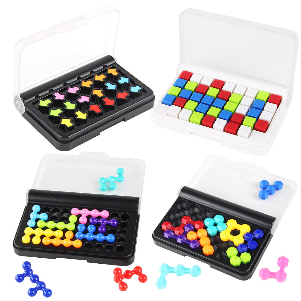 Mini Logic Puzzles – Beads, Shapes & Ring Options