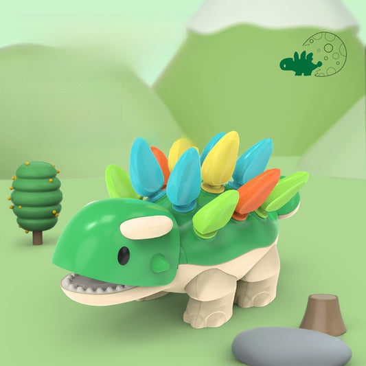 Educational Activity Cube for Toddlers Ankylosaurus Puzzle 307g