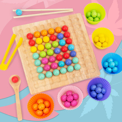 Wooden Bead Puzzle Toy for Kids