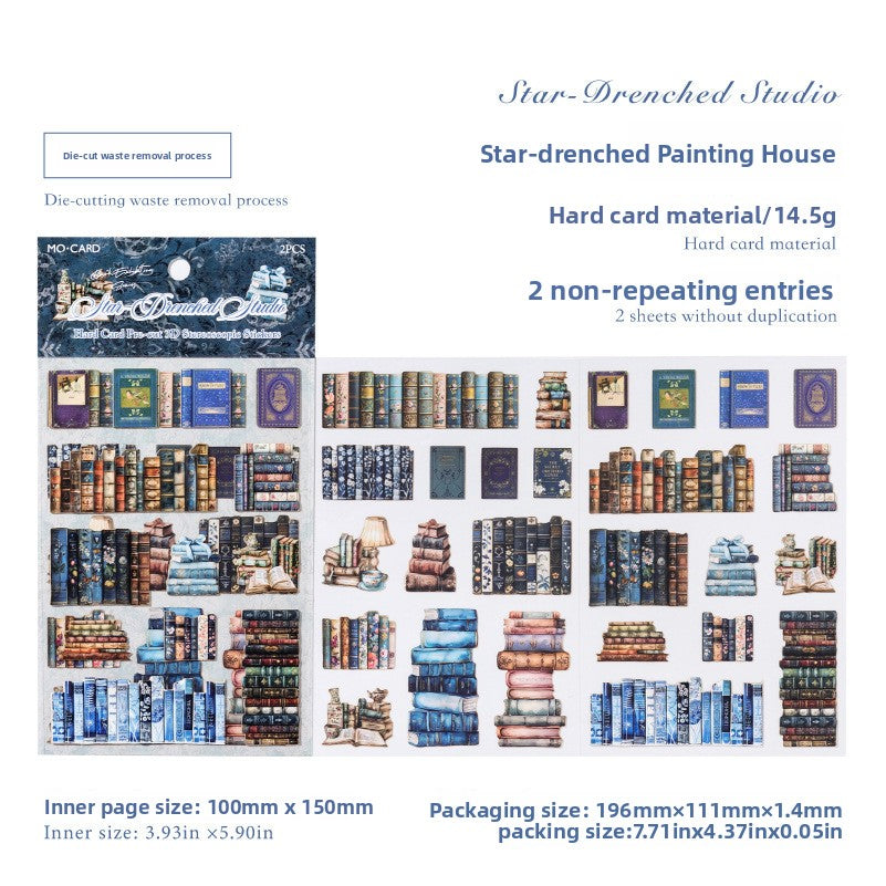 3D Watercolor Sticker Book