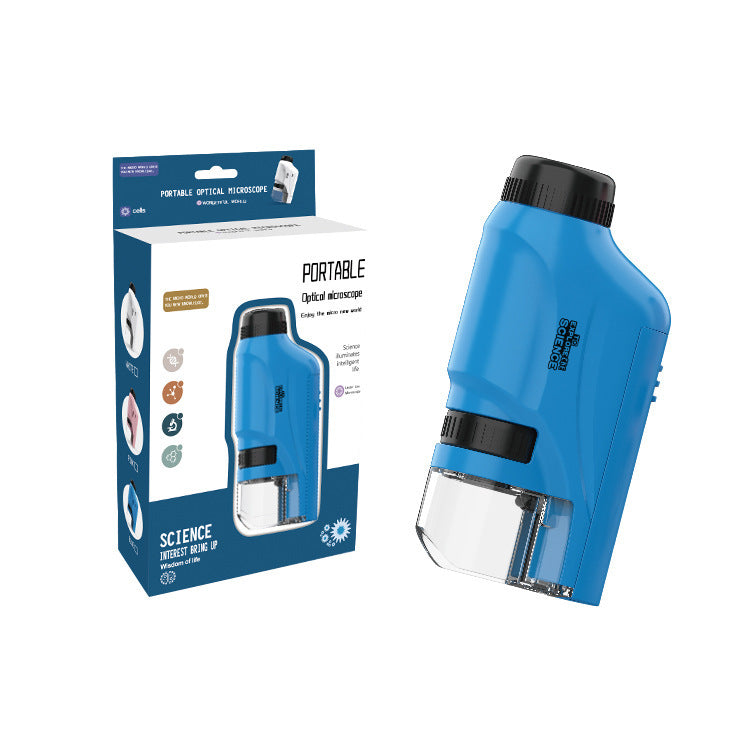 LED Pocket Microscope – Colors & Specimen Option
